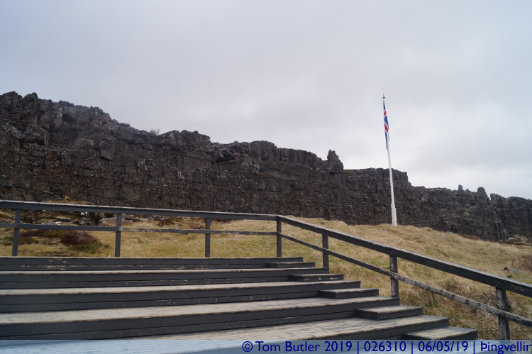 Photo ID: 026310, By the Law Rocks, ingvellir , Iceland