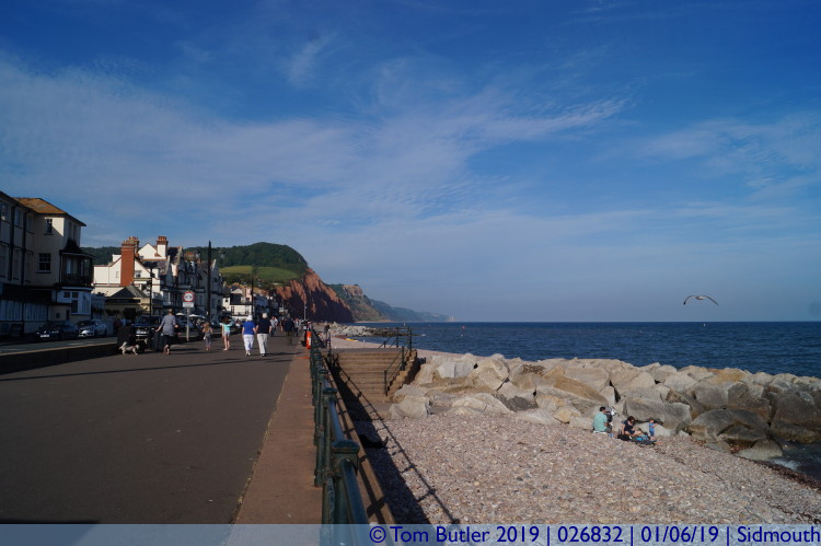Photo ID: 026832, By the beach, Sidmouth, Devon