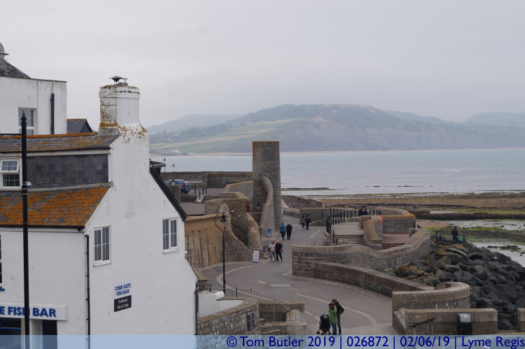Photo ID: 026872, Seafront fortifications, Lyme Regis, England