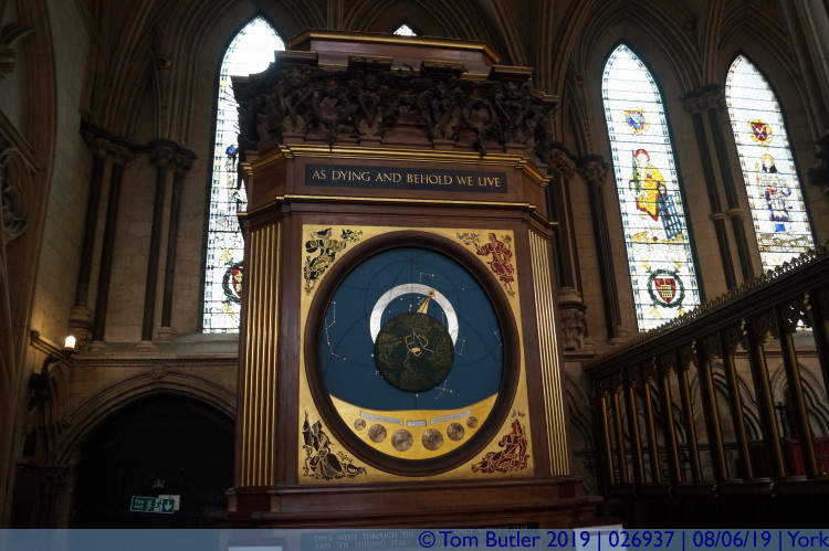 Photo ID: 026937, Astronomical Clock, York, England