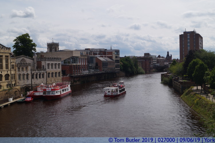 Photo ID: 027000, Boats on the Ouse, York, England