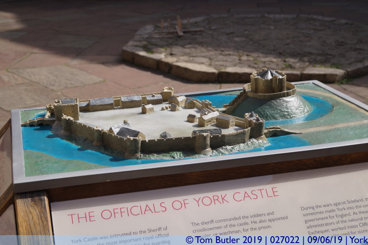 Photo ID: 027022, Model of the castle, York, England