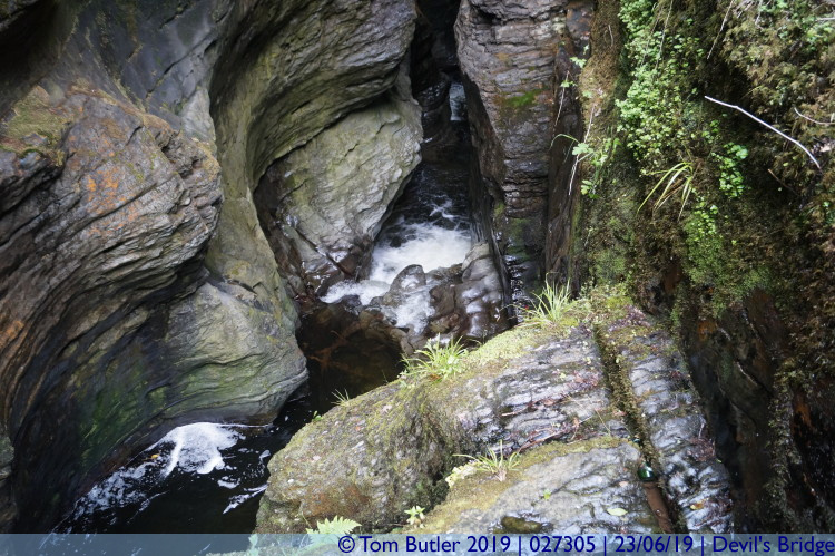 Photo ID: 027305, Into the gorge, Devil's Bridge, Wales