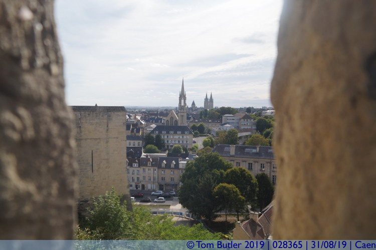 Photo ID: 028365, Mens abbey from the ramparts, Caen, France