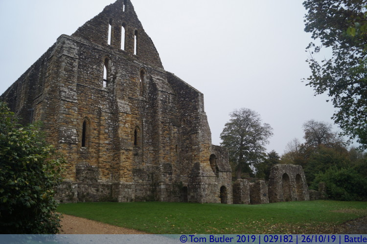 Photo ID: 029182, Abbey ruins, Battle, England