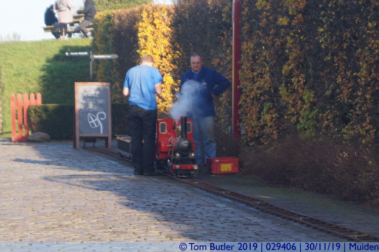 Photo ID: 029407, Micro steam train, Muiden, Netherlands