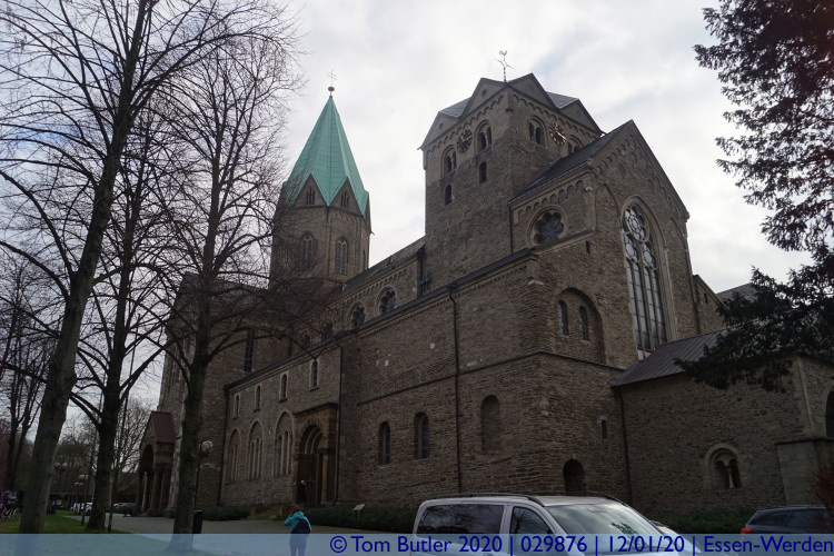 Photo ID: 029876, Basilica church of the Werden Abbey, Essen-Werden, Germany