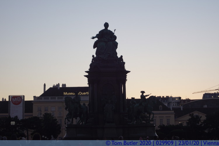 Photo ID: 029909, Statue of Empress Maria-Theresa, Vienna, Austria