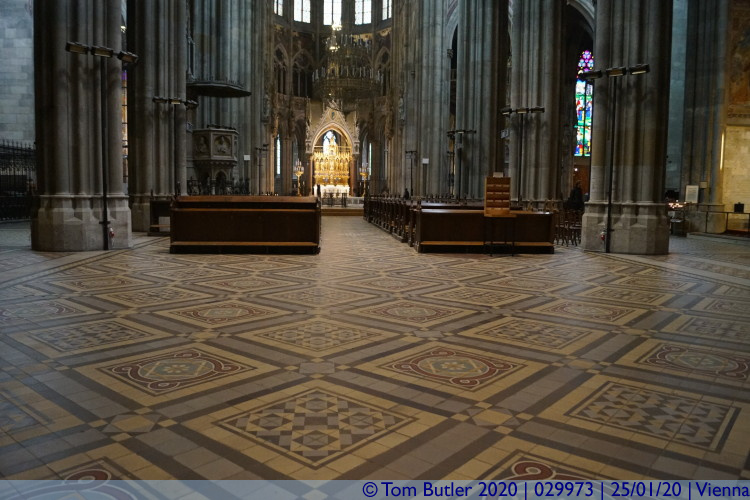 Photo ID: 029973, Floor of the church, Vienna, Austria