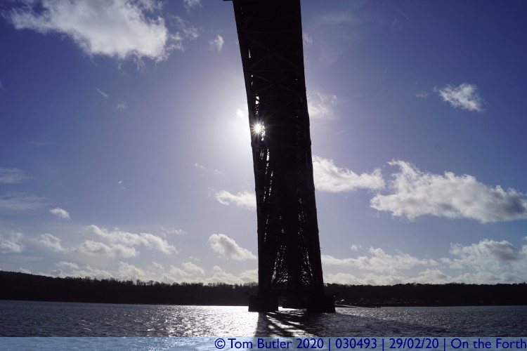 Photo ID: 030493, Under the bridge, On the Forth, Scotland