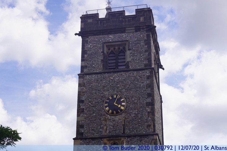 Photo ID: 030792, Clock and tower, St Albans, England