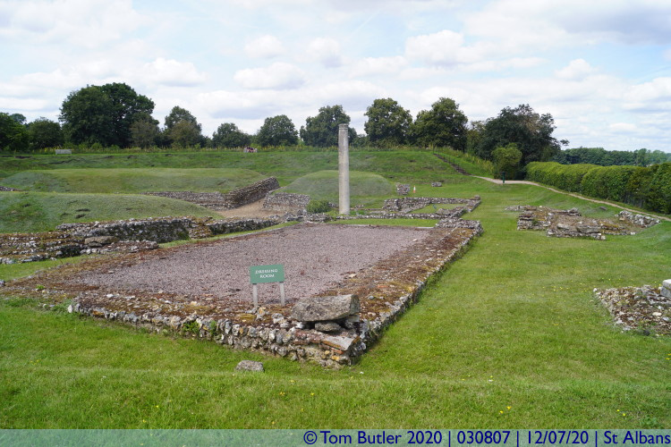 Photo ID: 030807, Roman Theatre of Verulamium, St Albans, England