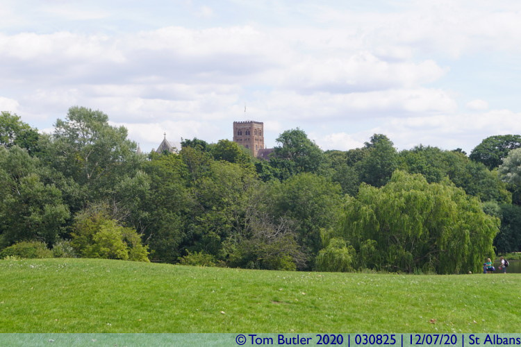 Photo ID: 030825, Tower of the cathedral, St Albans, England