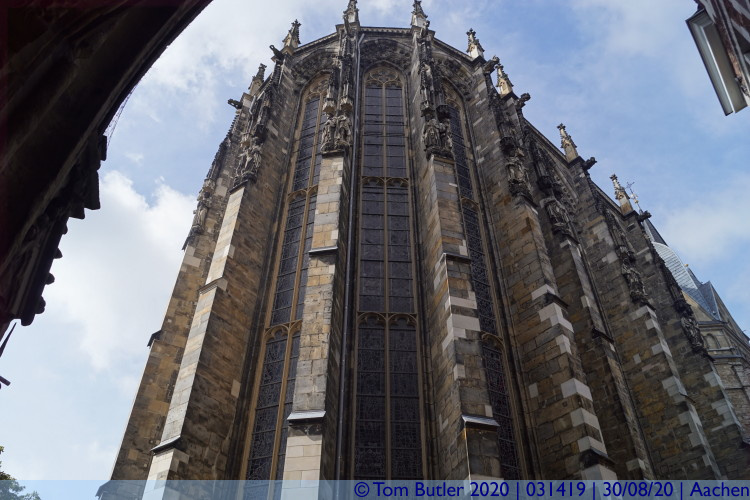 Photo ID: 031419, Rear of the Dom from St. Foillan, Aachen, Germany