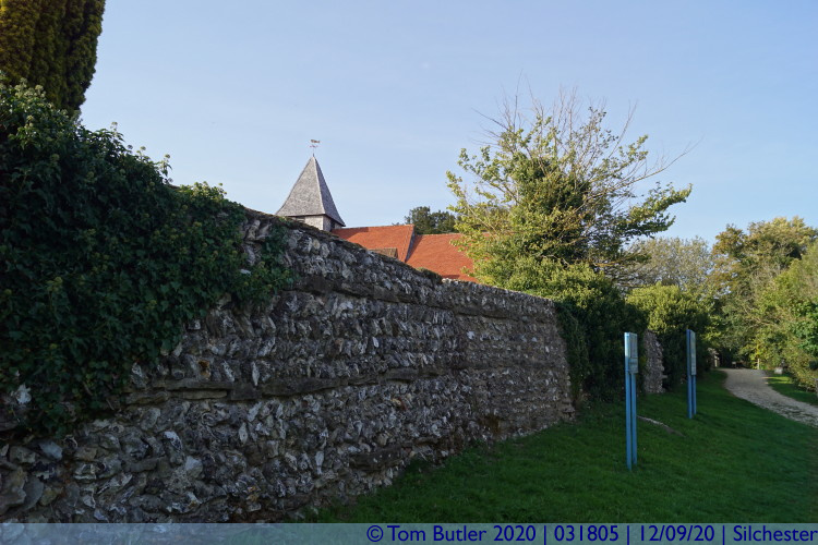 Photo ID: 031805, Roman Walls, Silchester, England