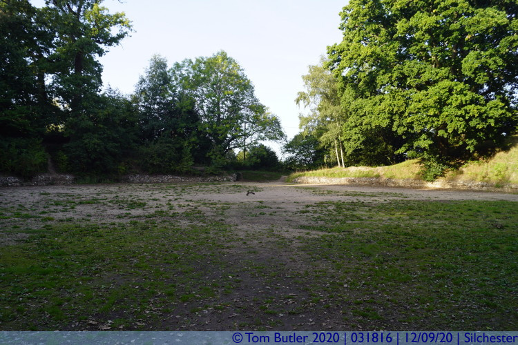 Photo ID: 031816, On the floor of the Amphitheatre, Silchester, England