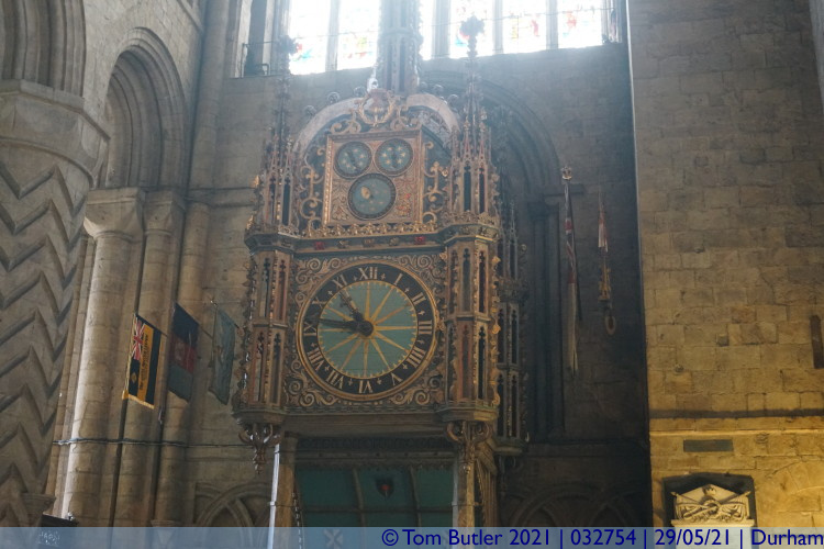 Photo ID: 032754, Clock, Durham, England
