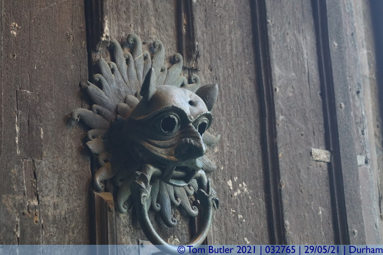 Photo ID: 032765, Door knocker, Durham, England