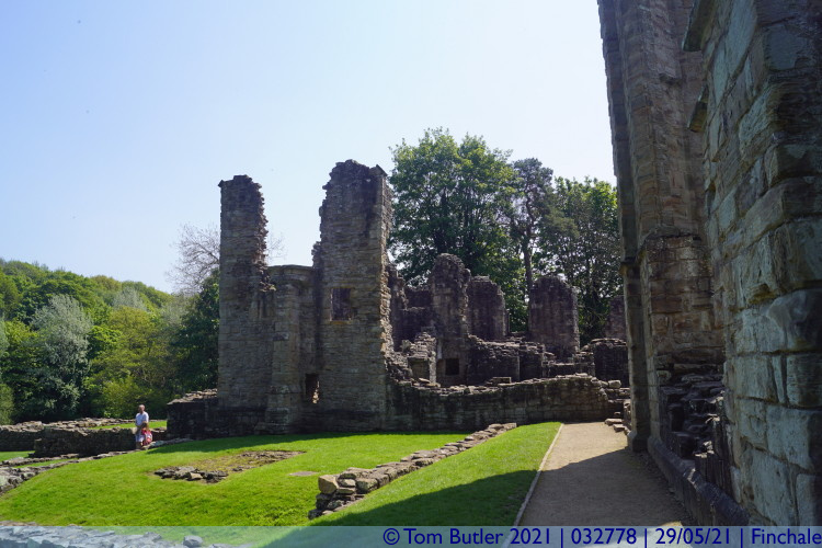Photo ID: 032778, In the ruins, Finchale, England