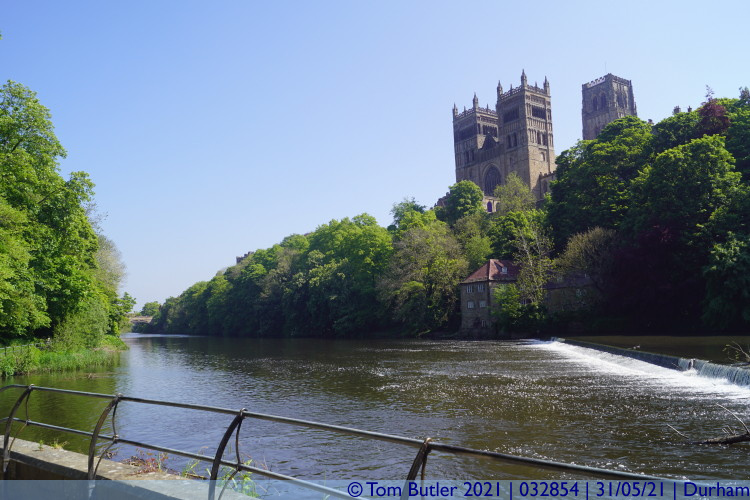 Photo ID: 032854, View from the Old Corn Mill, Durham, England