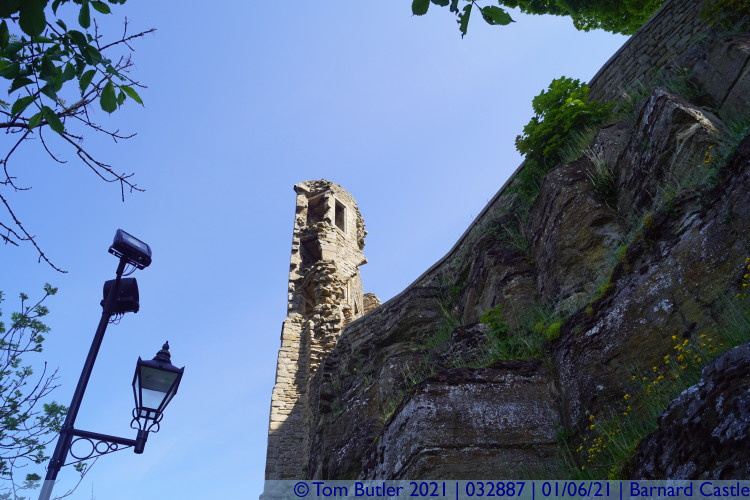 Photo ID: 032887, Castle ruins, Barnard Castle, England