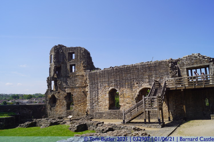 Photo ID: 032907, Castle ruins, Barnard Castle, England