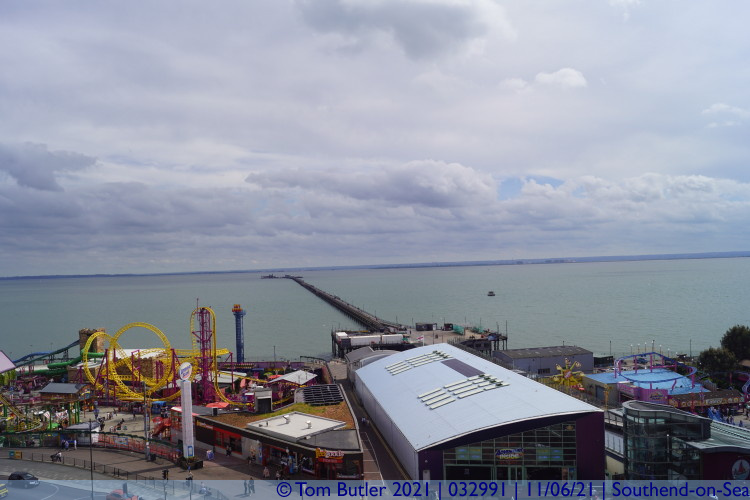 Photo ID: 032991, Looking down the pier, Southend-on-Sea, England