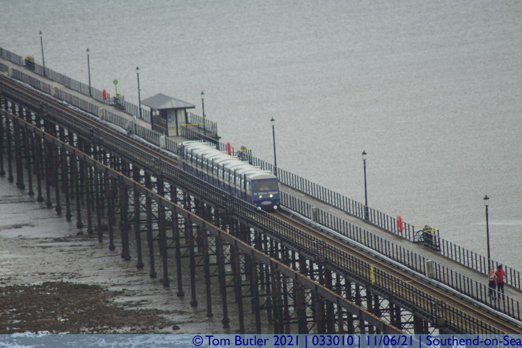 Photo ID: 033010, Pier train, Southend-on-Sea, England
