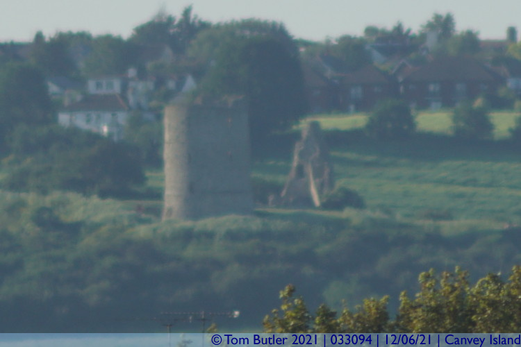 Photo ID: 033094, Hadleigh castle from Canvey, Canvey Island, England