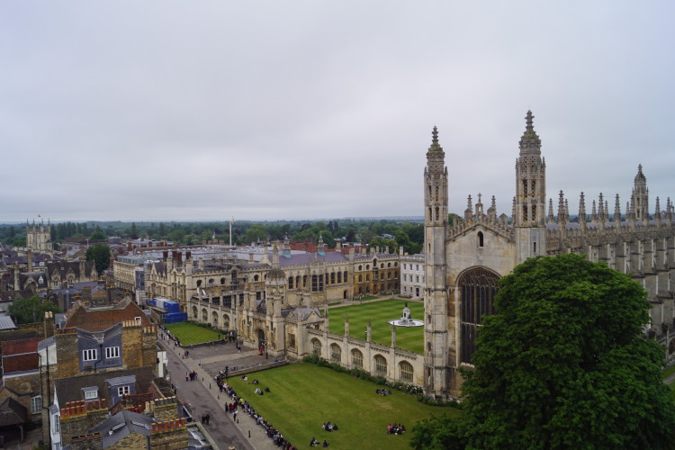 Photo ID: 033252, View from the top of GSM, Cambridge, England