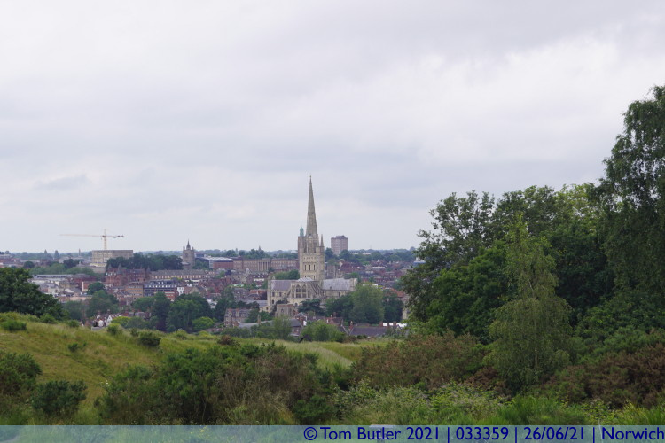 Photo ID: 033359, View from Mousehold Heath, Norwich, England