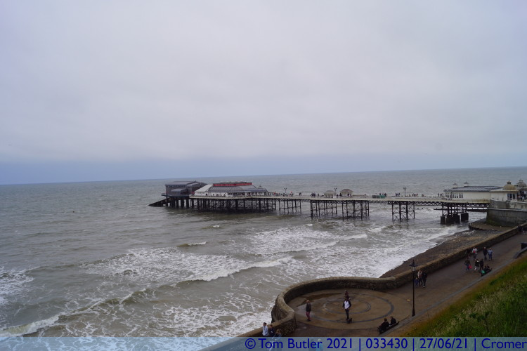 Photo ID: 033430, Above the pier, Cromer, England