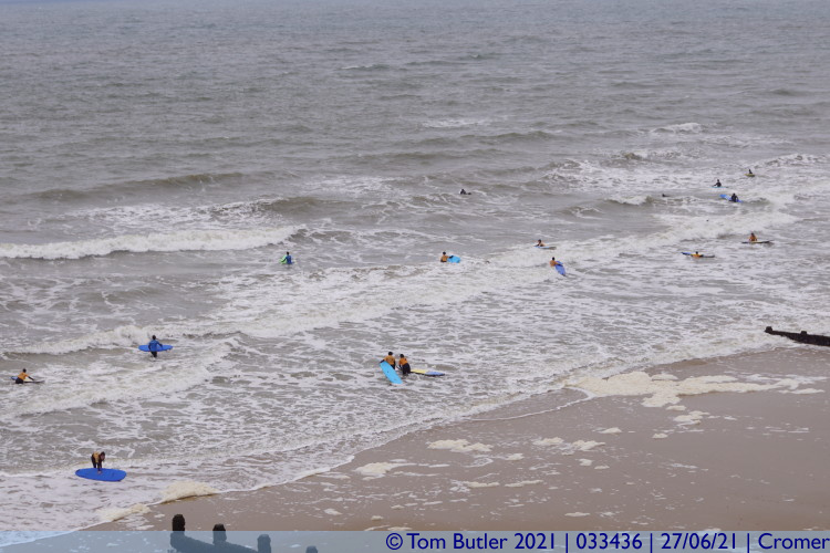 Photo ID: 033436, Surfing Norfolk Style, Cromer, England