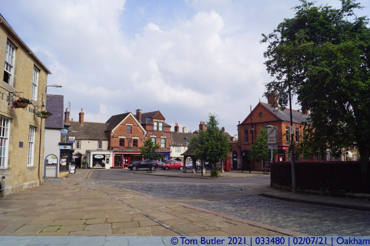 Photo ID: 033480, In the market place, Oakham, England