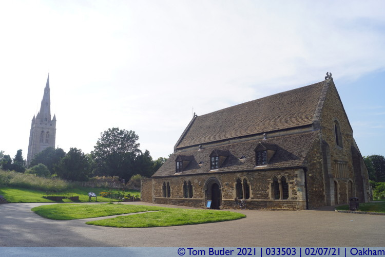 Photo ID: 033503, Castle and church, Oakham, England