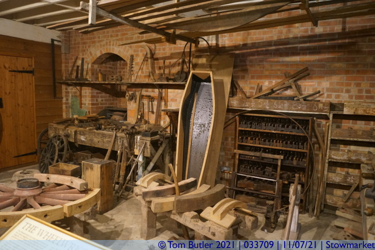Photo ID: 033709, Wheelwright and Coffin maker, Stowmarket, England