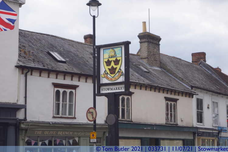 Photo ID: 033731, Stowmarket town sign, Stowmarket, England