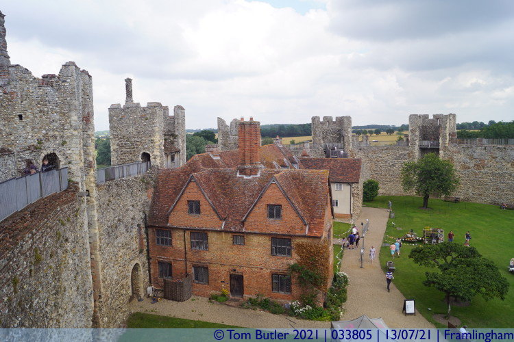 Photo ID: 033805, View from the towers, Framlingham, England
