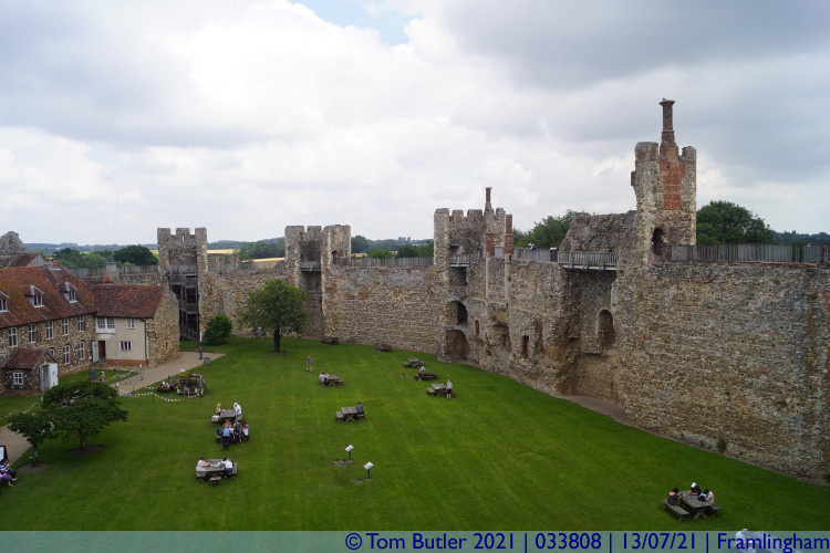 Photo ID: 033808, View across the castle, Framlingham, England