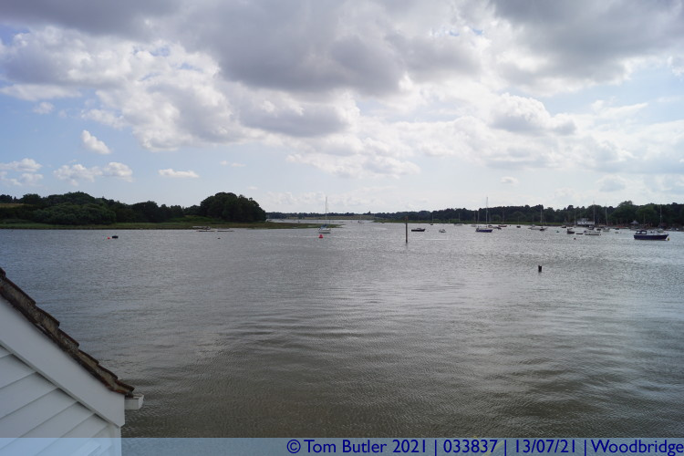 Photo ID: 033837, View from the mill at high tide, Woodbridge, England