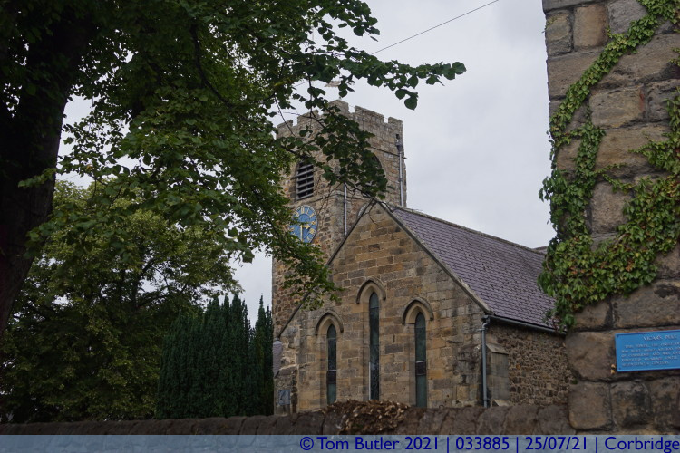 Photo ID: 033885, St Andrews Church, Corbridge, England