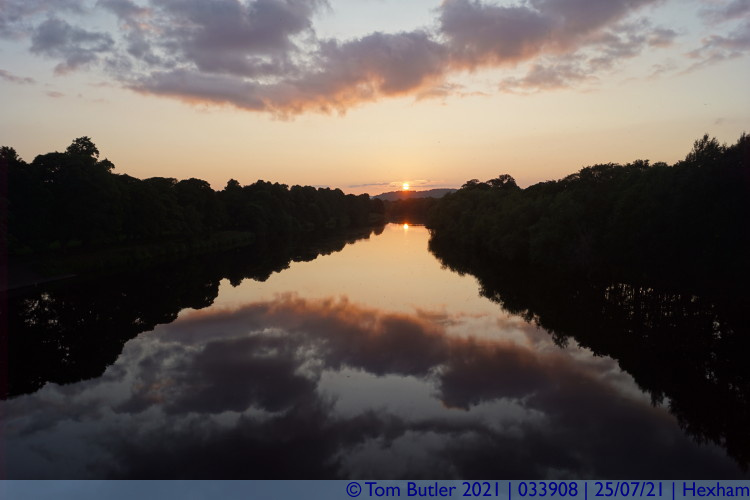Photo ID: 033908, Sunset in Northumberland, Hexham, England