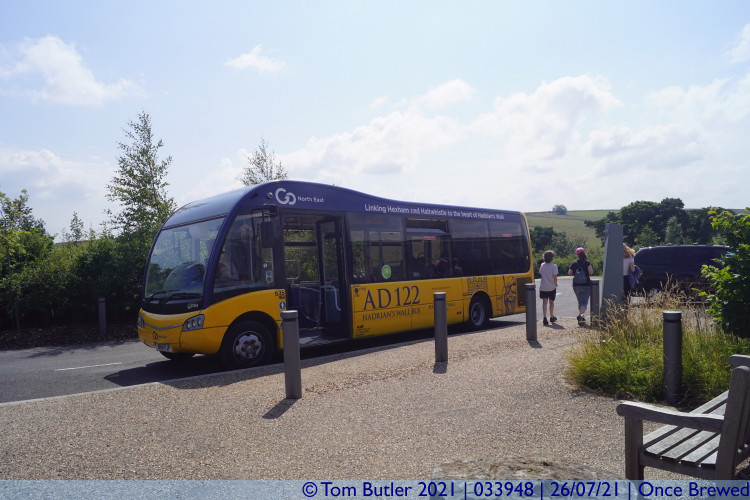 Photo ID: 033948, The AD122 Bus, Once Brewed, England