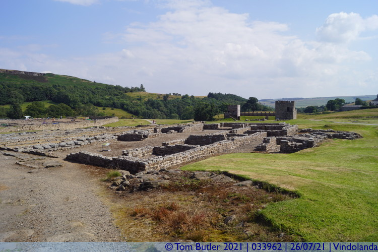 Photo ID: 033962, In the ruins of the town, Vindolanda, England