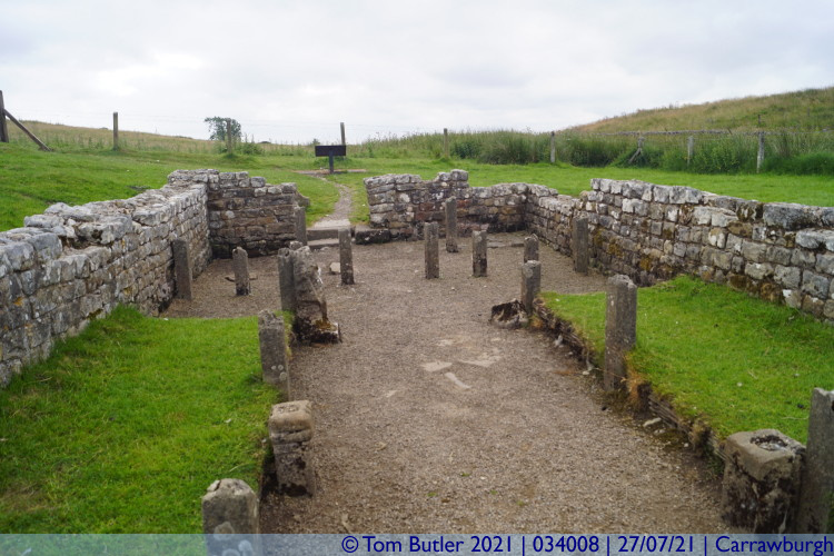Photo ID: 034008, Temple of Mithras, Carrawburgh, England