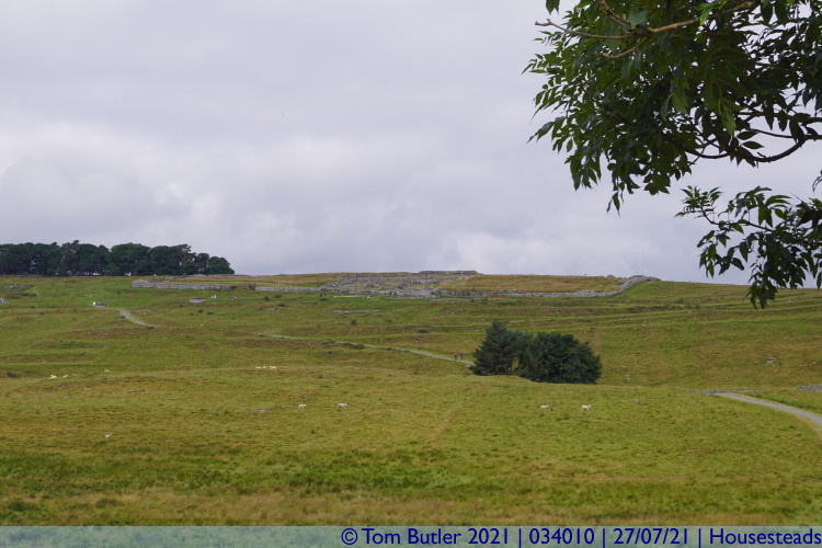 Photo ID: 034010, Approaching Vercovicium Fort, Housesteads, England
