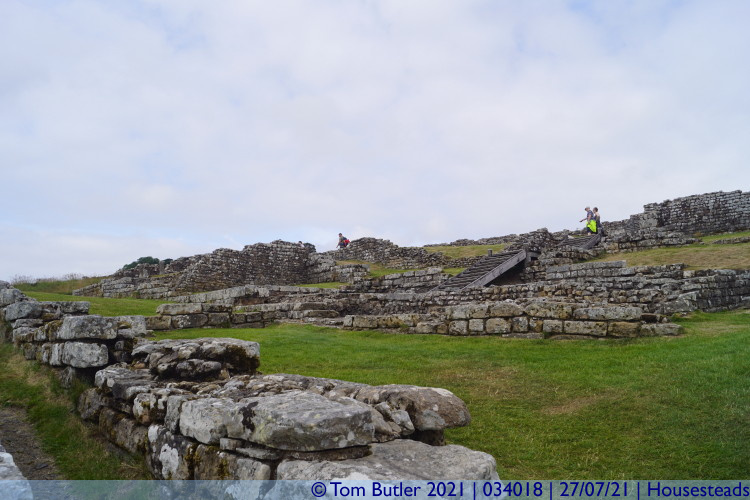 Photo ID: 034018, Entrance to the fort, Housesteads, England