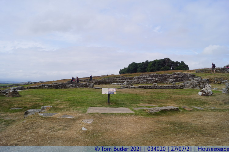 Photo ID: 034020, In the centre of the fort, Housesteads, England