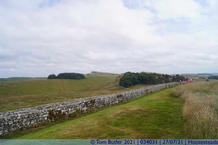 Photo ID: 034031, Ridges in the distance, Housesteads, England