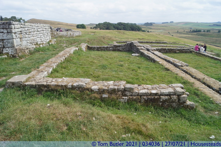 Photo ID: 034036, In the Vicus, Housesteads, England